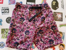 Supreme Jacquard Flowers Belted Short Burgundy / Navy