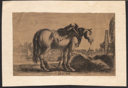 1645 gravure eau forte - 1645, le