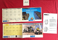 N°13119  / MOTOBECANE MBK  / 2 catalogues gamme scooter 1990 environ