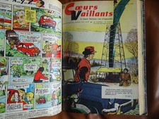 Reliure Coeurs Vaillants 26 numeros 1958  Couv et dessins de Giraud Moebius BE