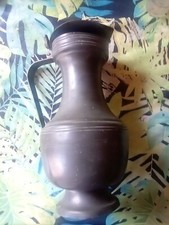 « PICHET EN ETAIN 18 ème POINÇON COURONNE ROYALE avec poussoir à glands »