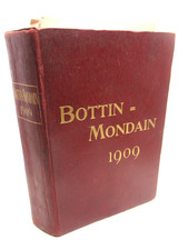 BOTTIN MONDAIN 1909 Illustré PUBLICITE + AUTOGRAPHES PARIS THEATRES MEDAILLES
