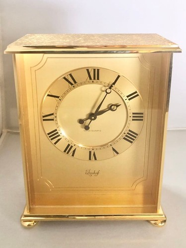 Antique imhof table clock - imhof,