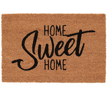 Tapis En Coco De Porte HOME SWEET HOME Tapis D'Entrée Avec Inscription