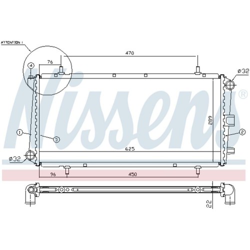 Radiateur moteur - radiateur,