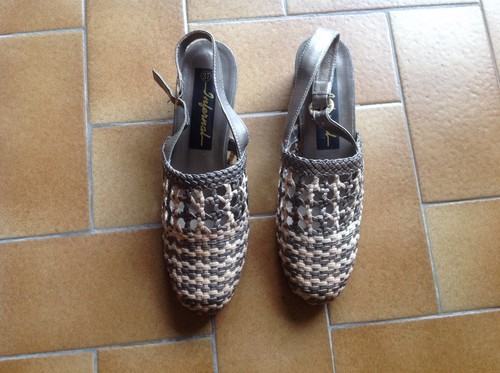 Chaussures tressées bronze - chaussures,