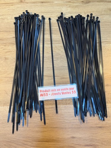 Lot 200 colliers serrage nylon