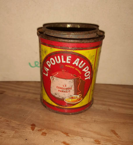 Ancienne boîte métal - ancienne, la