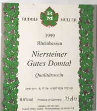 Etiquettes de vin Allemagne