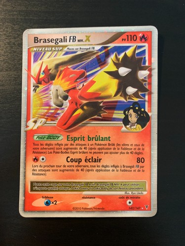 Carte pokémon braségali - carte,