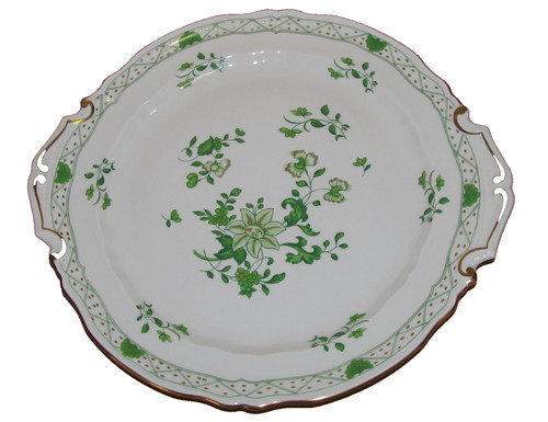 Plat gâteaux porcelaine - plat,
