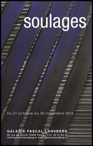 Pierre soulages affiche - pierre, soulages,