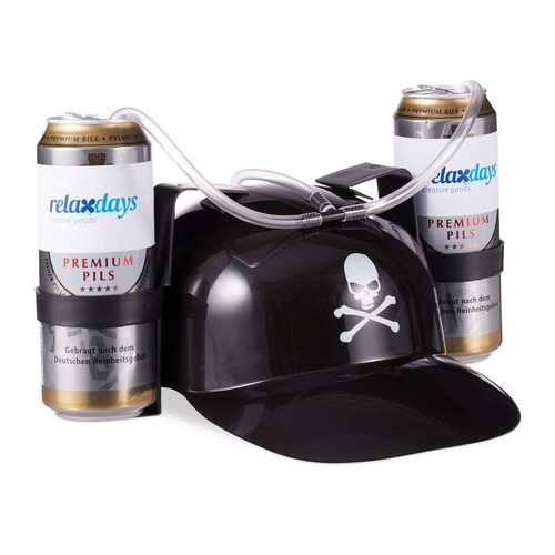 Casque bière pirate - bière,