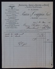 Billhead Facture Bléré 1906