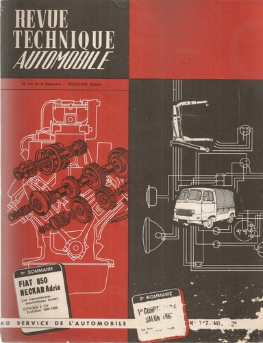 Revue technique automobile 247 - technique,