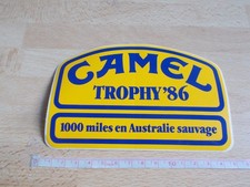 Autocollant CAMEL TROPHY'86 - 1000 MILES EN AUSTRALIE SAUVAGE