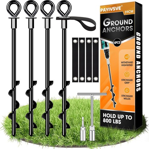 Ground anchor set heavy - ground, of