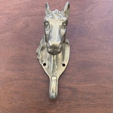 Patère Tête De Cheval Laiton