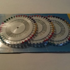 3x40 épingles tête rondes en