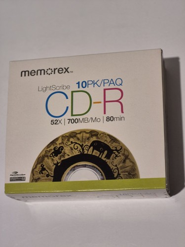 Memorex lightscribe pack - lightscribe, 10-pack