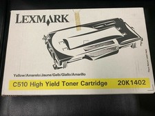 Lexmark C510 Couleur Jaune Cartouche de toner laser 20K1402