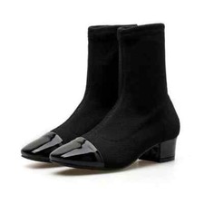 Bottes Bikers Noir Cuir