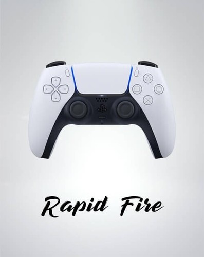Manette rapid fire ps5 - manette, blanc