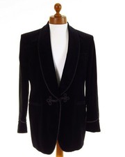 Veste fumeur noire pour - de,