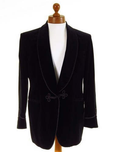 Veste fumeur noire pour - de,