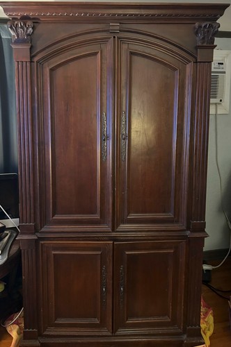 Large antique style mahogany - large,