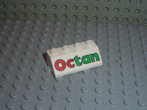 Lego slope white - lego, octan