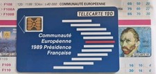 109 Carte Telephone F108 Conseil Europeen  Côte 50