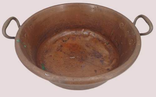 Chaudron cuivre avec - chaudron, en