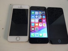LOT 3 TELEPHONE APPLE IPHONE 5S 16 GO - ETAT BATTERIE faible - TEST OK