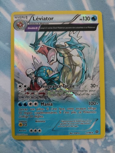 Leviator holo pokémon 21 - holo,