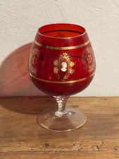 Coupe à pied ou vase en verre