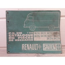 Saviem Super Goelette -1966- Catalogue piece detachees PR816 - Renault REN-75816