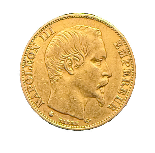 France 1859 gold francs - bb,