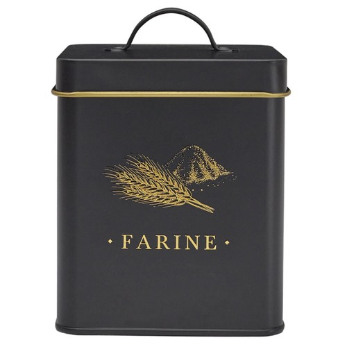 Boîte farine métal - à, en