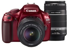 Appareil photo reflex numérique Canon EOS Kiss X50 Double Zoom Kit EF-S18-55m...