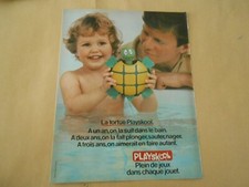 Publicité 1981  Advert Playskool plein de jeux dans chaque jouer Tortue