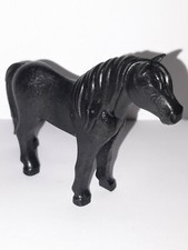 Playmobil animaux nouveau poney noir  centre équestre ferme équitation enfant