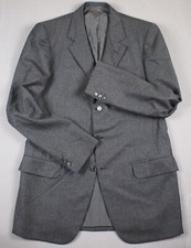 BRIONI mens 100% wool sport coat size IT 50 / M / Medium grey jacket blazer