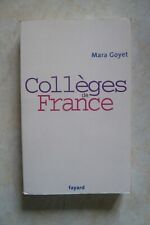 COLLEGES DE FRANCE (2003, EDUCATION NATIONALE JEUNESSE PROFESSEURS ELEVES CPE)