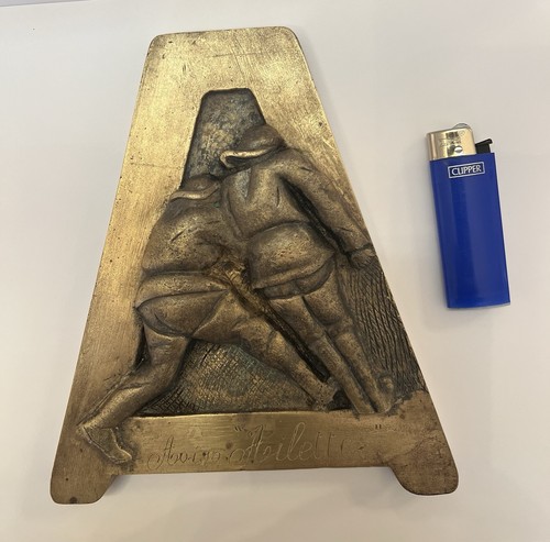 Plaque bronze aviso - bronze, ailette