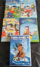 Lot De 5 DVD Dessins Animés - 4 DVD Oui-Oui - 1 DVD L Âge De Glace 4 Bon État