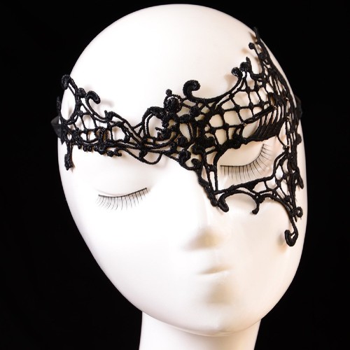 Masque dentelle noir m2 - en,