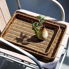 Plateau décoratif tissé