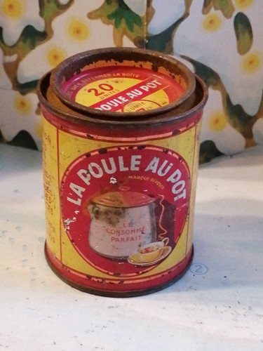 Ancienne boîte publicitaire - ancienne,