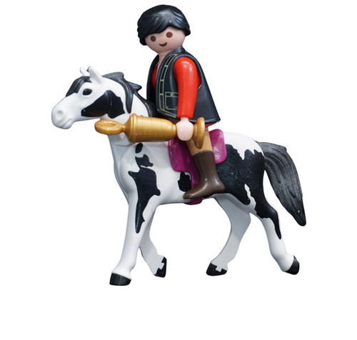 Playmobil cavalière avec
